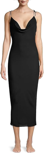Tie Strap Midi Slip Dress