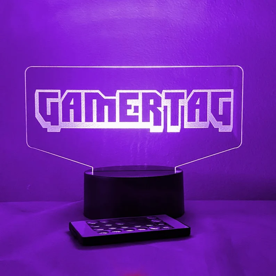 Gamertag Led Nightlight